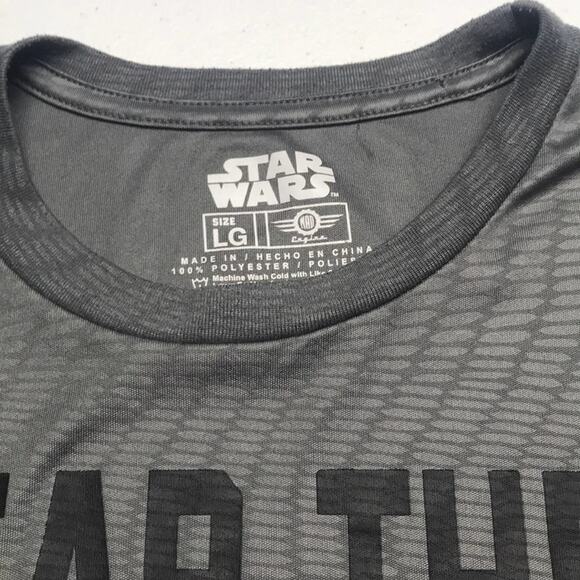 STAR WARS DARTH VADER Mens Large gray Tee Shirt - Picture 3 of 3